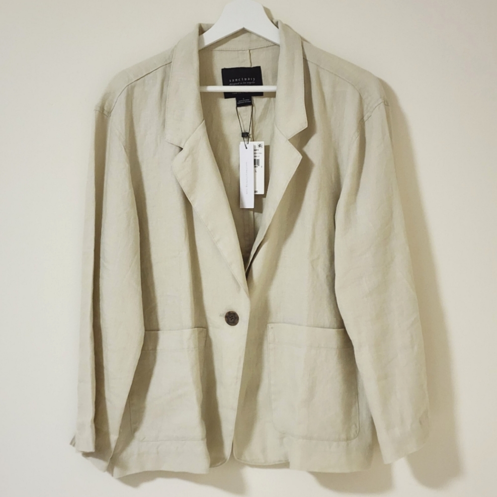 Sanctuary Linen Blazer